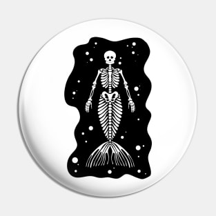 Mermaid Skeleton Pin