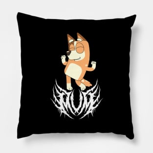 Bluey Mum Black Metal Pillow