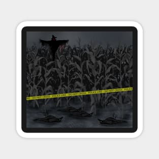 Murder of Crows Crime Scene Magnet