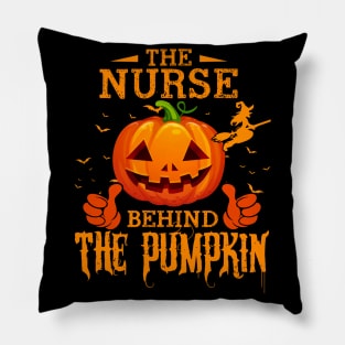 Mens The CHEF Behind The Pumpkin T shirt Funny Halloween T Shirt_NURSE Pillow