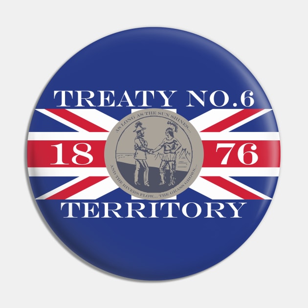 Treaty Six First Nations Flag Pin by PK Halford