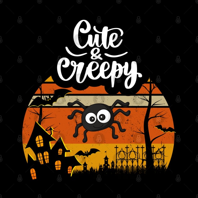 Cute & Creepy - Halloween Couple by Barts Arts