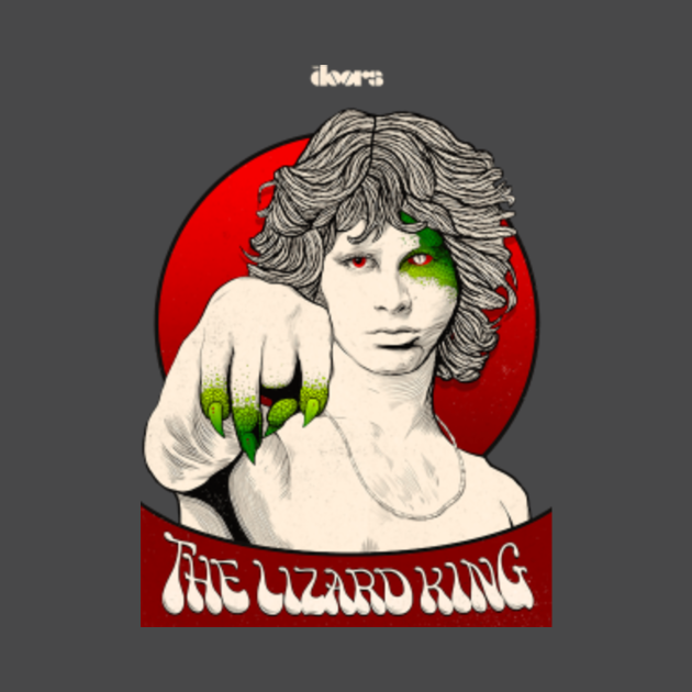 jim morrison lizard king t shirt