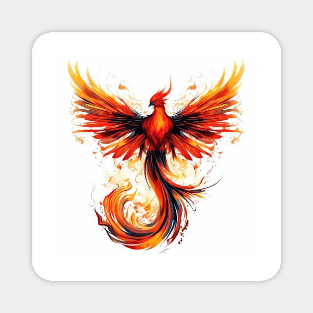 Phoenix on Fire 1 Magnet by AstroRisq