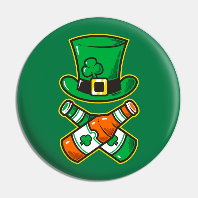 Irish Cross Beers Pin by krisren28