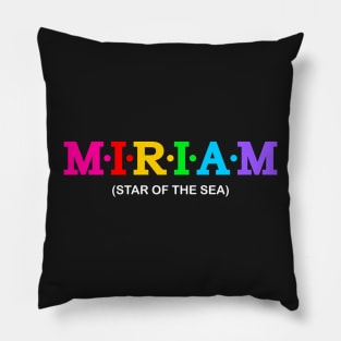 Miriam - star of the sea. Pillow