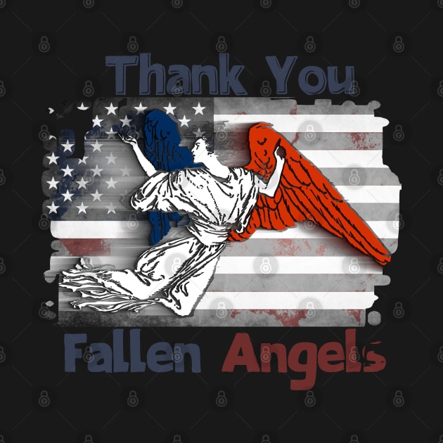 American Flag, American Heroes, Fallen Angels, USA, Patriot, Army, America Salute by KZK101