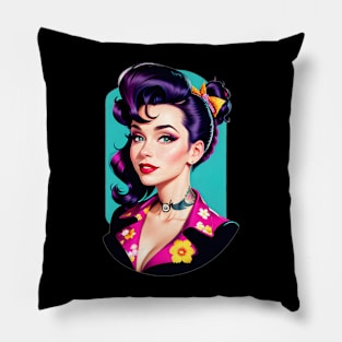 Rockabilly Girl 03 Pillow