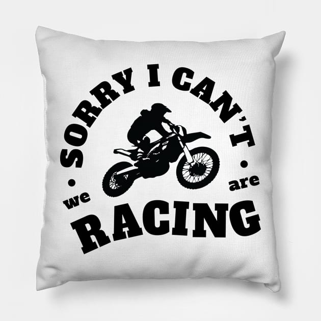 Sorry I can't we're racing Pillow by twotwentyfives