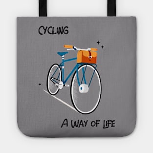 Cycling A Way of Life Tote