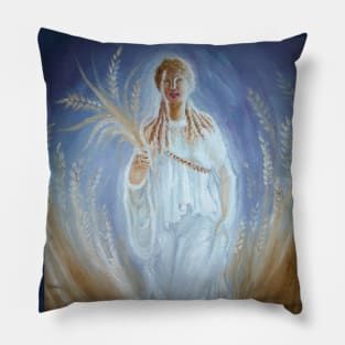 Kore, the juvenile Persephone Pillow