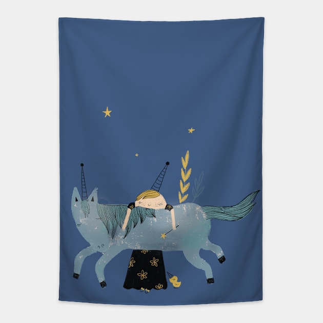 I don´t want to be a Princess Tapestry by Krize