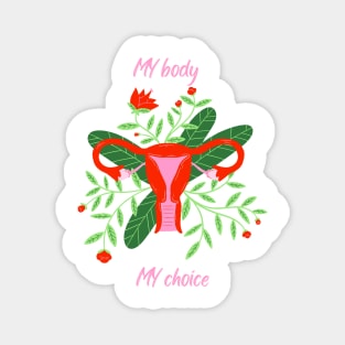 My body my choice Magnet