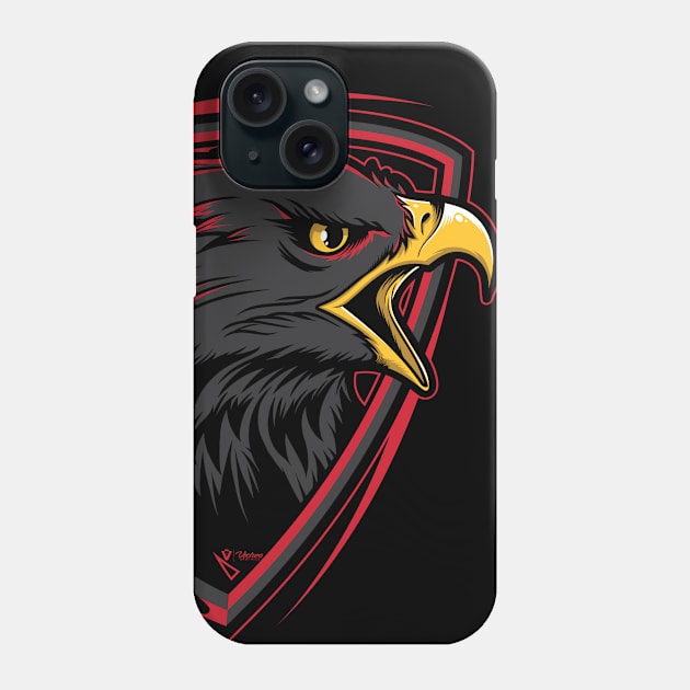 The Hawk Phone Case by vecturo