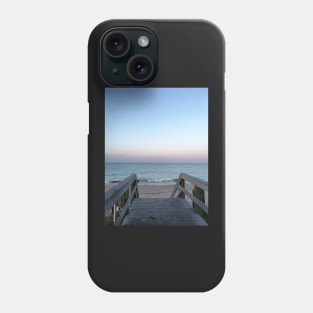 Blue Ocean Waves Sunset Phone Case