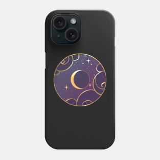 Golden Moons : Crescent Phone Case