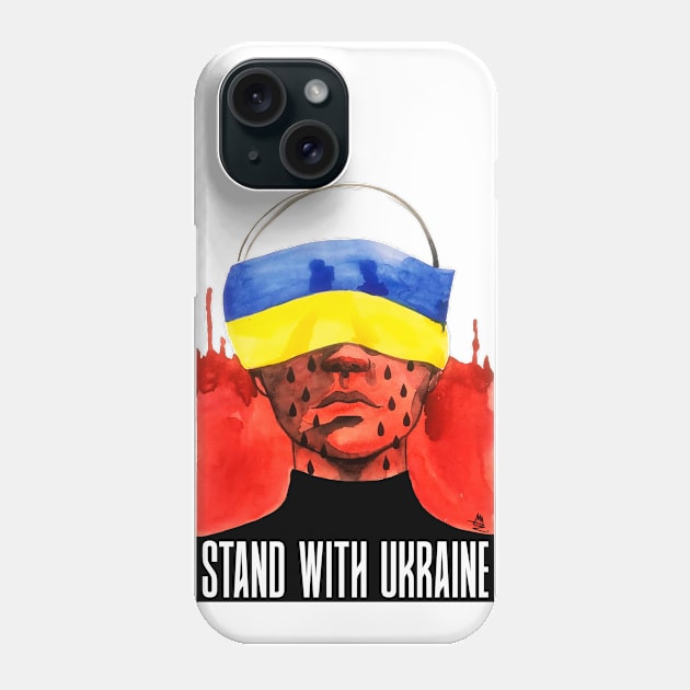 Stand with Ukraine Phone Case by Dashika