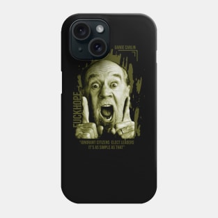 George Carlin Quotes Phone Case