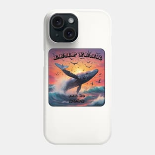 Leap Year and a leaping whale Phone Case