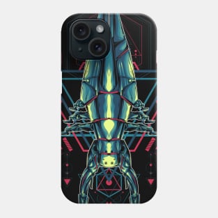 The Space-ship sacred geometry Phone Case