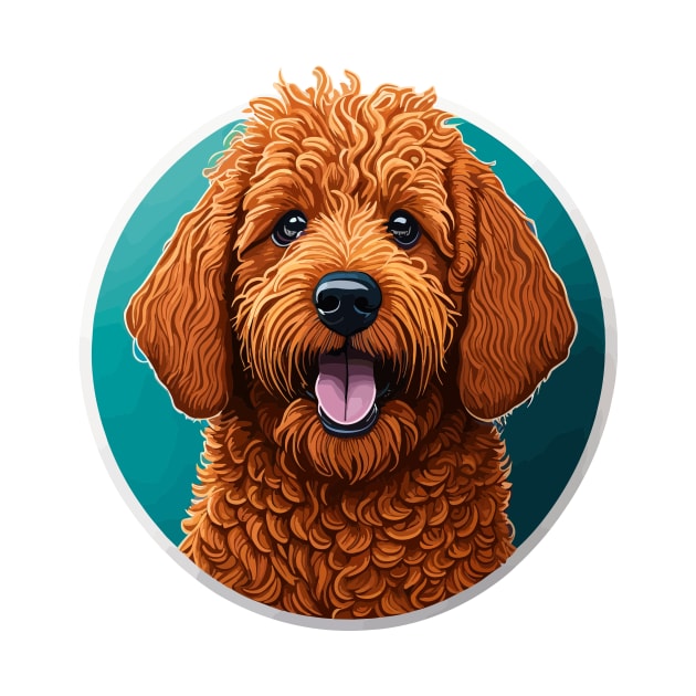 Golden Doodle Portrait by SpriteGuy95