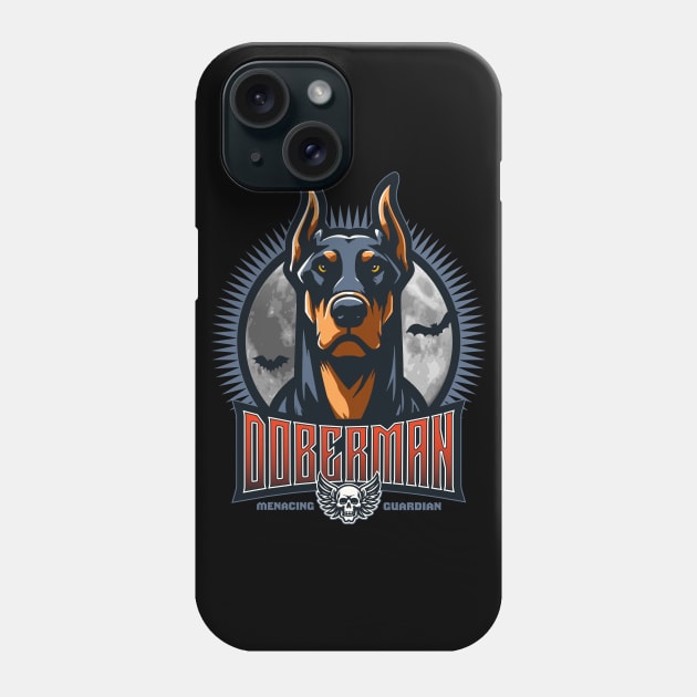 Dobermann Phone Case by Garment Monkey Co.