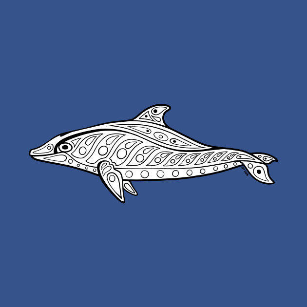 Native Inspired Bottlenose Dolphin by DahlisCrafter