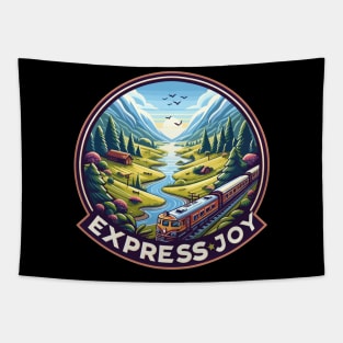 Train, Express Joy Tapestry