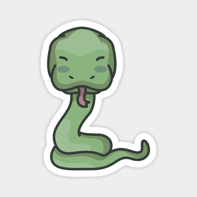 Cute Snake Cartoon - Cute Snake - Magnet | TeePublic Cute Snake Cartoon - Cute Snake - Magnet | TeePublic