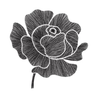 Black Peony II T-Shirt