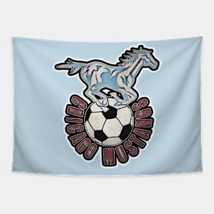 Chicago Mustangs Soccer Tapestry