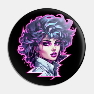 Retrowave Vintage Synthwave Mallsoft Vaporwave Girl Fairy Kei Pin