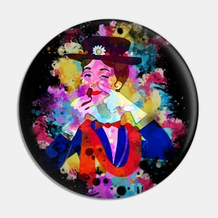 Mary Poppers - Watercolor Illustration Pin