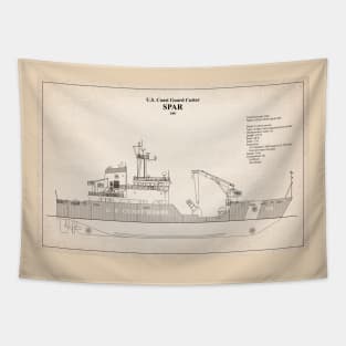 United States Coast Guard Cutter Spar wlb-206 - SD Tapestry