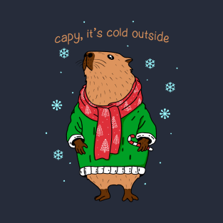 Capybara Winter T-Shirt