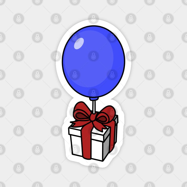 Present Balloon Magnet by BethSOS