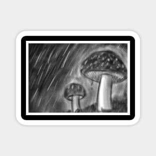 Mushy Mushrooms Magnet