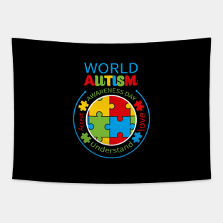 World autism - Awareness day - Puzzle Tapestry