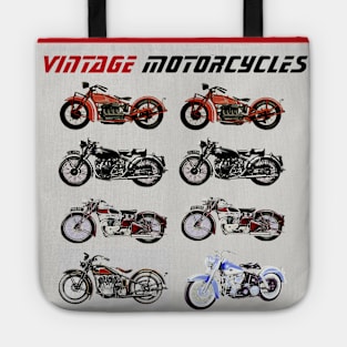 CLASSIC VINTAGE MOTORCYCLES Tote