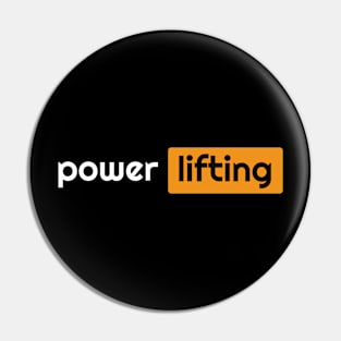 Powerlifting - power type Pin