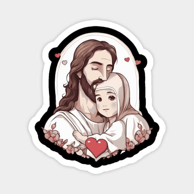 Jesus Loves You Magnet by animegirlnft