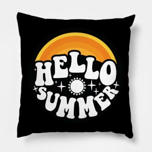 Hello Summer Groovy Pillow