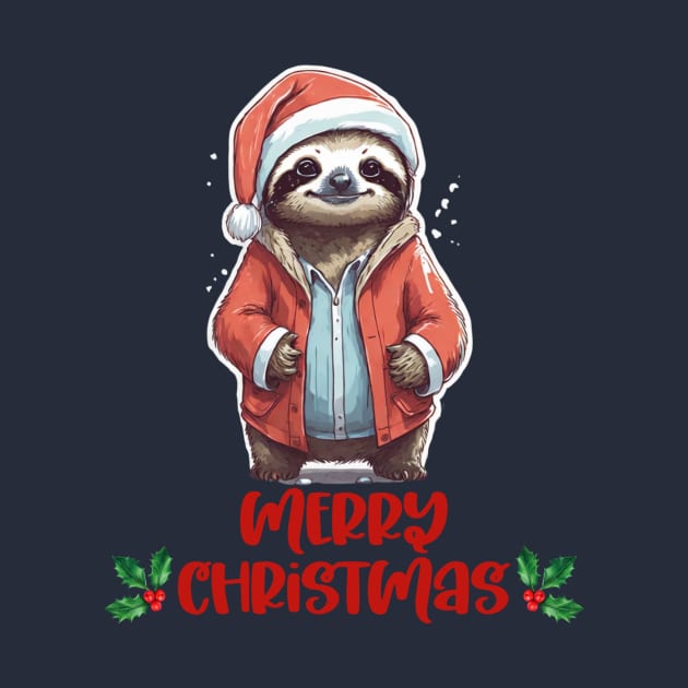 Christmas Sloth by Trip Tank