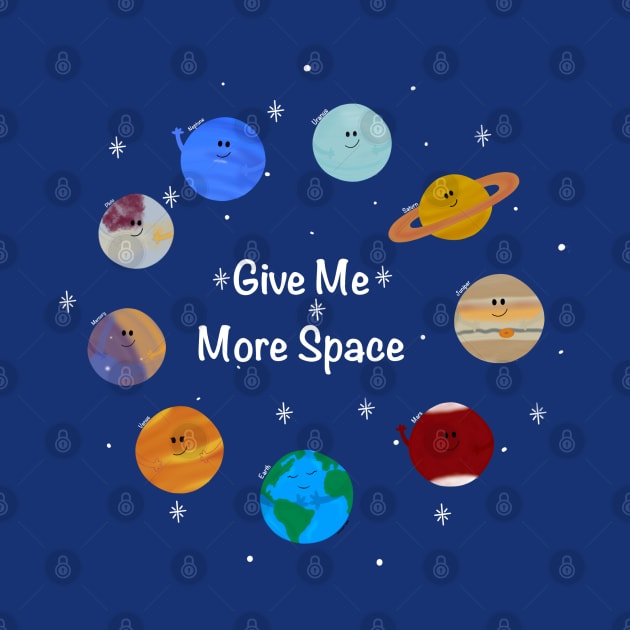 Give Me More Space Solar System by Coconut Moe Illustrations