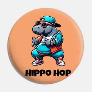 Hippo Hop Dancer Pin