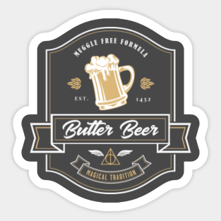Butterbeer Aufkleber Teepublic De