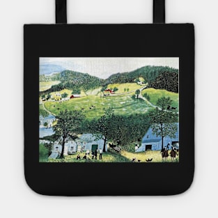 grandma moses Tote