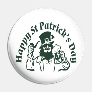 Happy St Patrick's Day Pin