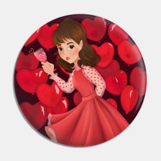 Valentine's Day Party Pin