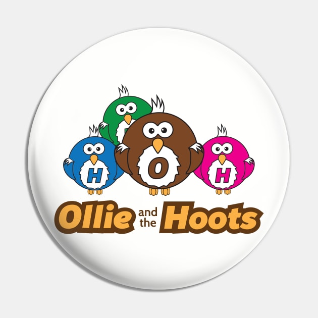 Ollie and the Hoots Tee Pin by ollieandthehoots